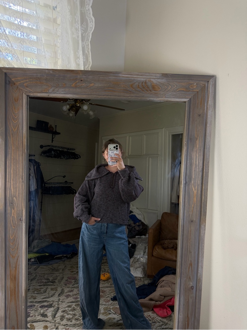 Free people dean 1/4 pullover
